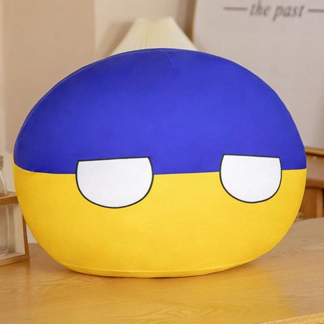 Kawaii Polandball Plüschtier, 30cm, ab 14 Jahre - Bild 1