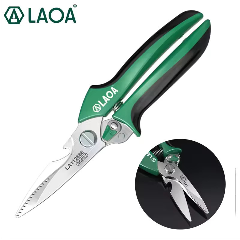 LAOA Multifunktionsschere aus Edelstahl zum Schneiden von Knochen, Leder und für den Gartenschnitt - Bild 2
