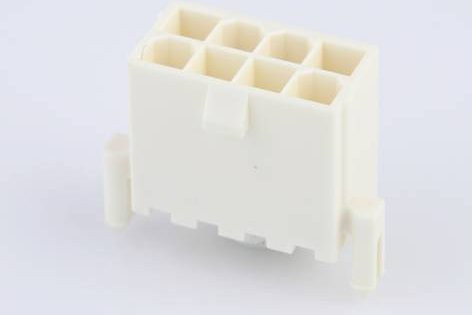 Molex Stiftgehäuse-Kabel 1724479712 in Weiß und Transparent aus Kunststoff - Bild 1