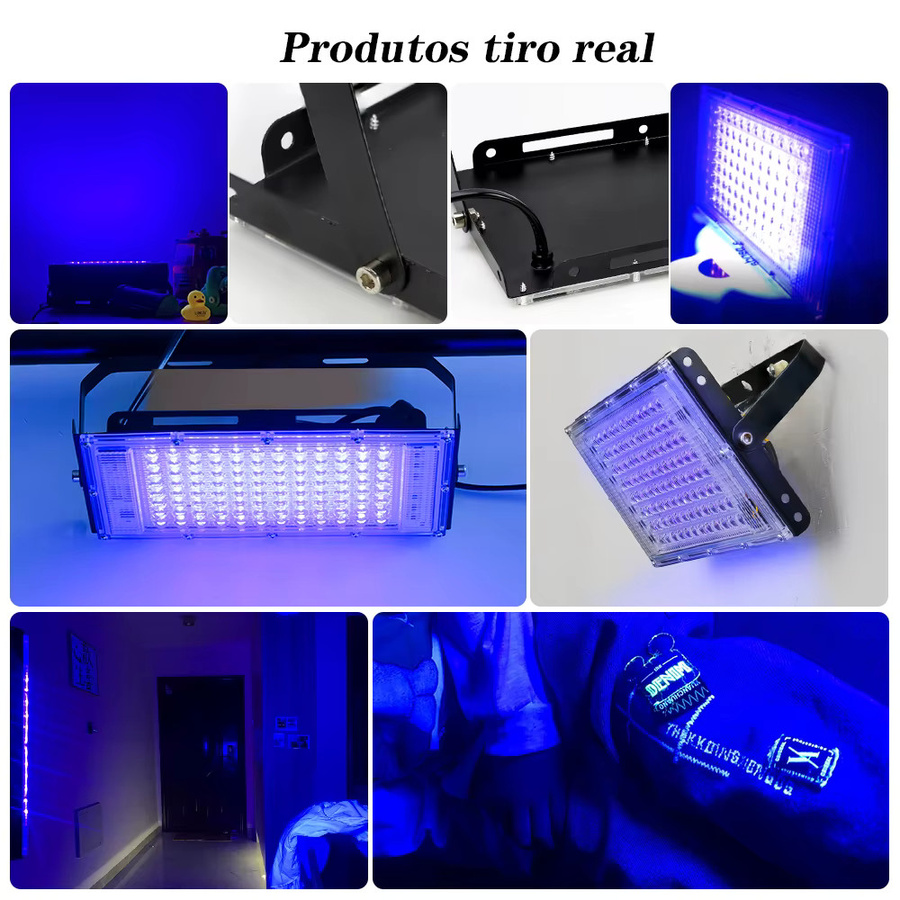 PARKSON LED-UV-Flutlicht Schwarzlicht für Party und Bühne, wasserdicht, 24 W - Bild 4