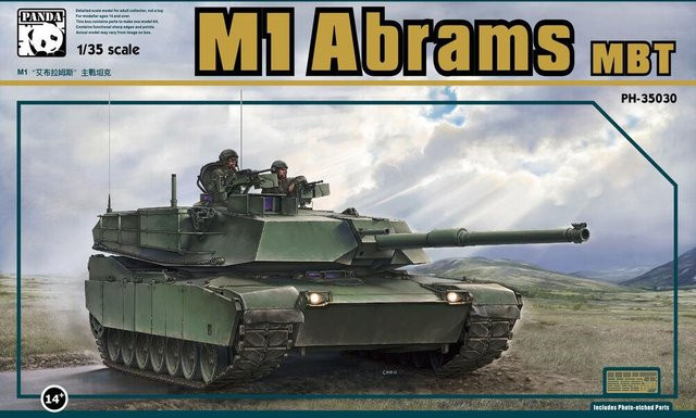 Panda Hobby M1 Abrams MBT, Fahrzeug, 1:35, Grün - Bild 1