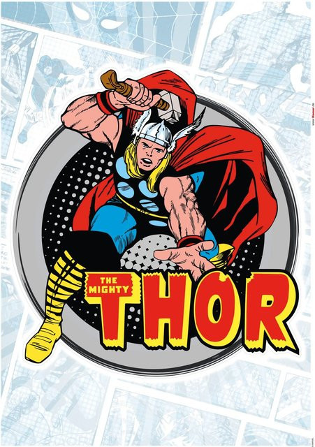 Komar Deko-Sticker Thor Classic Multicolor B: 50 cm, H: 70 cm - Bild 1