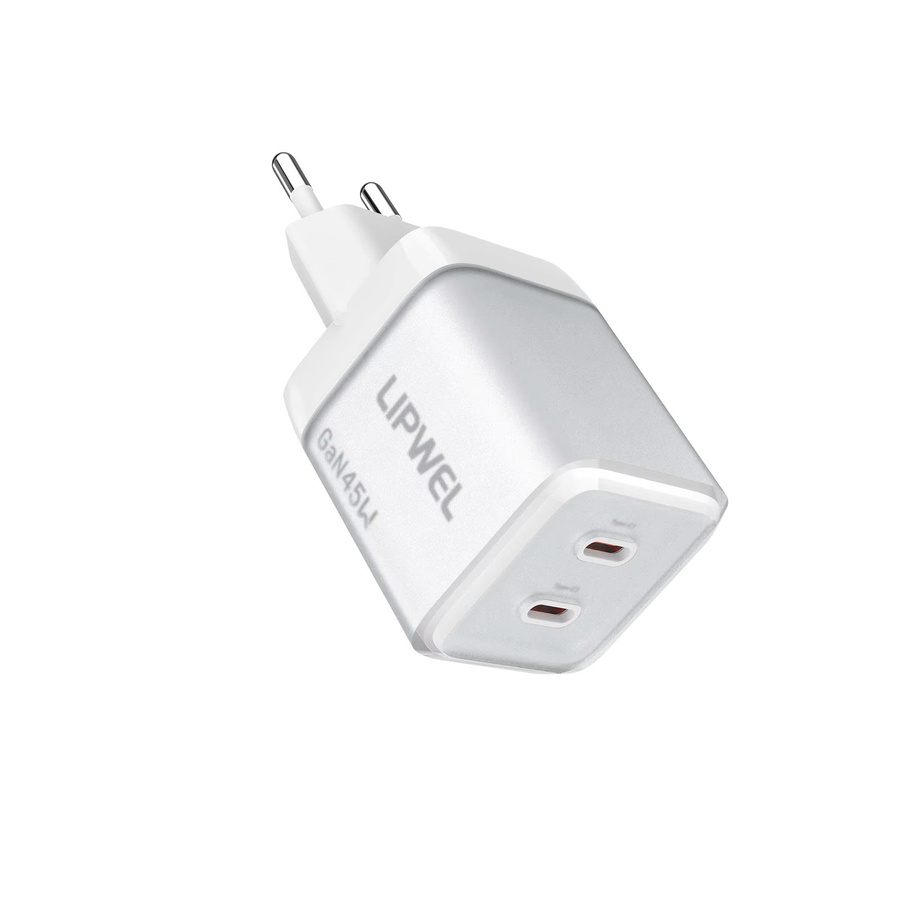 45W GaN USB-C Ladegerät mit Dual Type-C Port, PD Power Adapter EU Wandstecker für iPhone 17 Serie - Bild 6