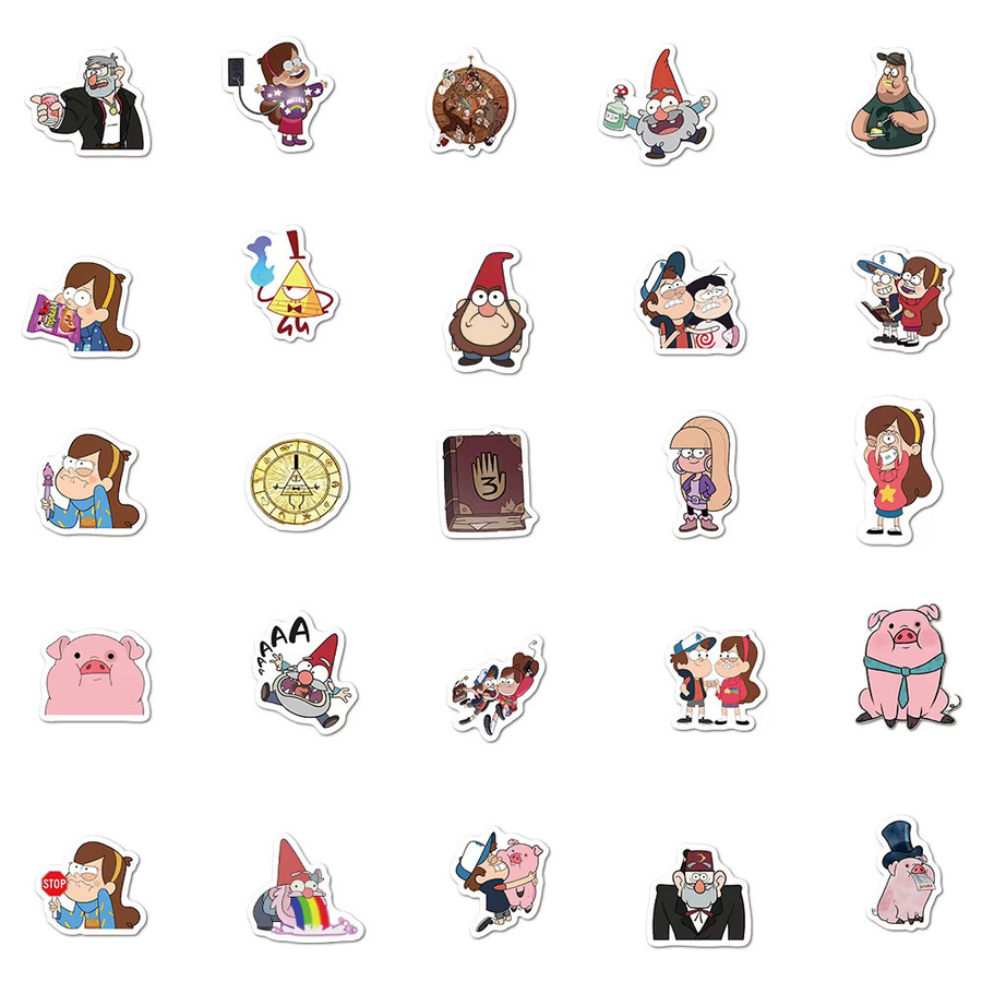 Disney Gravity Falls Aufkleber, Nachfüllpack, 10 Stück, Bunt / Mehrfarbig - Bild 3