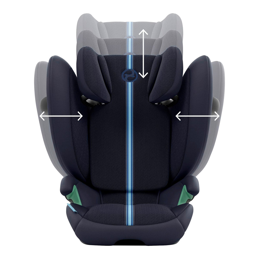 Cybex Gold Kindersitz SOLUTION G2 i-FIX in Blau für Kinder von 100 bis 150 cm Körpergröße - Bild 2