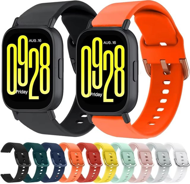 Uhrenarmband Silikon, 22 mm, Weiß, Unisex - Bild 1