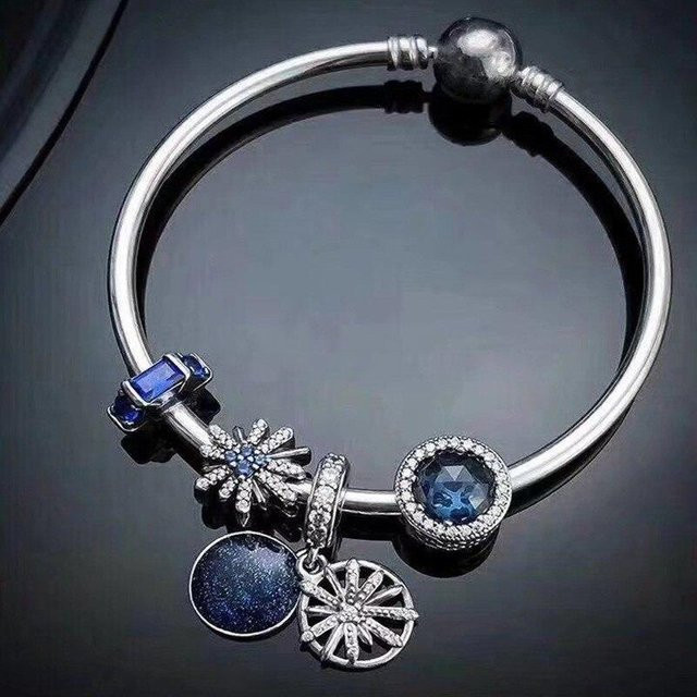 YIRAN Jewelry Armband mit Stern Anhänger, 925 Silber, Perle, Damen - Bild 1
