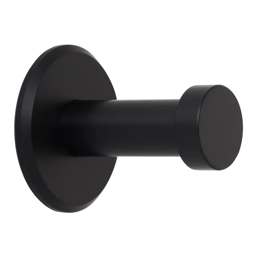 SO-TECH Garderobenhaken TALEA aus Edelstahl in Schwarz Matt, Länge: 30 mm - Bild 2