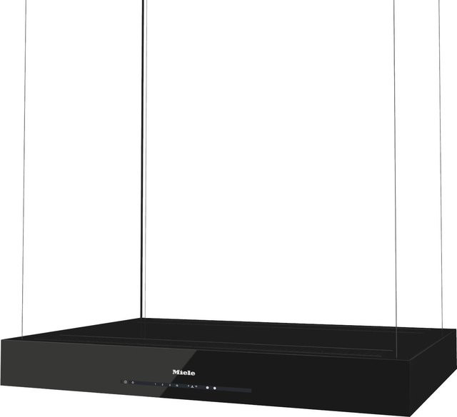 Bosch DA 6708 D Aura Edition 6000 Insel Dunstabzugshaube in Obsidianschwarz mit Umluft und Aktivkohlefilter - Bild 1
