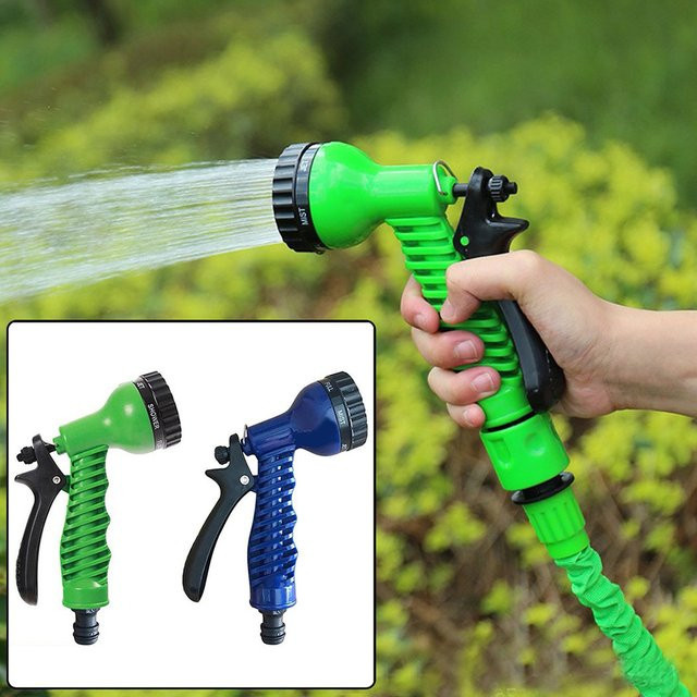 Vibratite Hochdruck-Sprühgerät aus Kunststoff in Blau mit 7 Sprücheinstellungen für die Gartenbewässerung - Bild 1