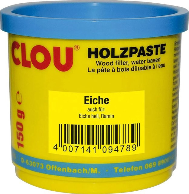 Clou Holzpaste Eiche wasservererdünnbar, 150 g - Bild 1