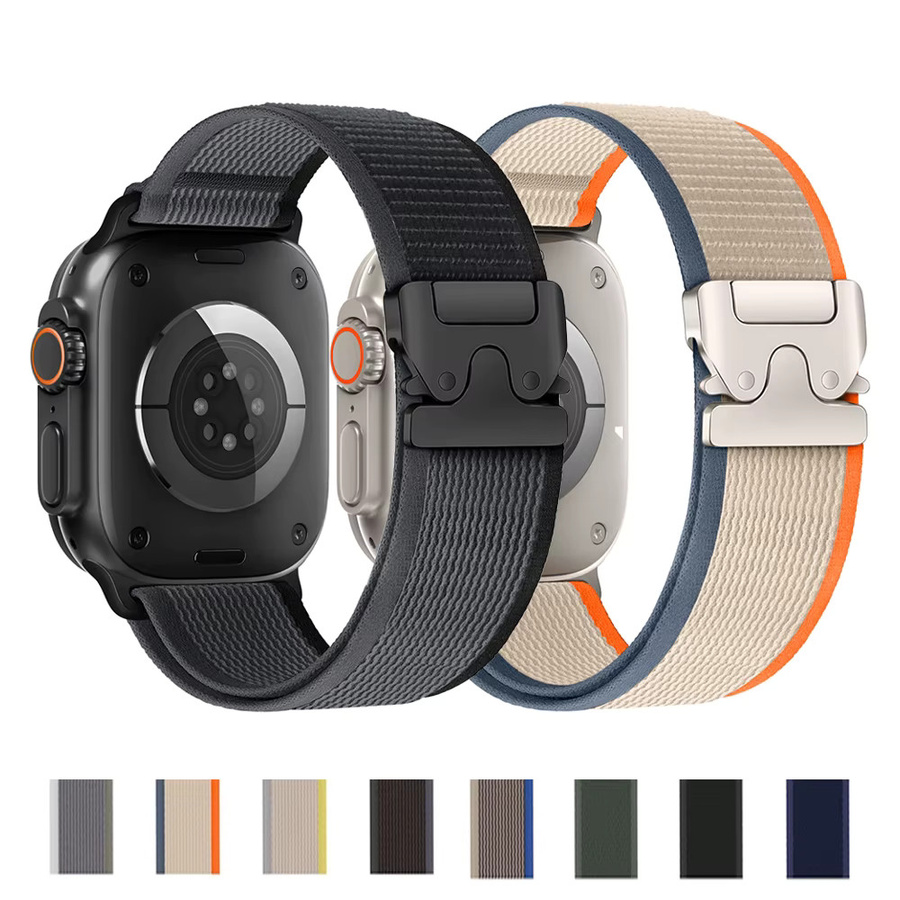 Uhrenarmband Trail-Loop, Textil/NATO, Schwarz, Unisex - Bild 4