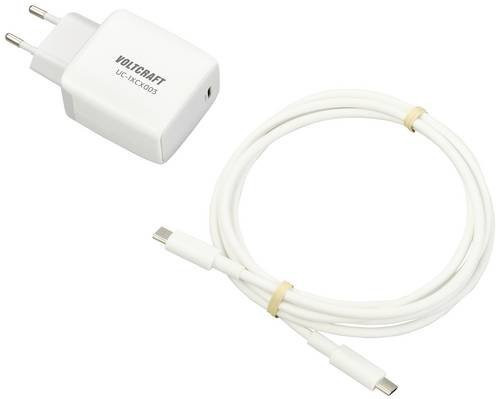 Voltcraft GaN USB-C Ladegerät 45W in Weiß - Bild 1