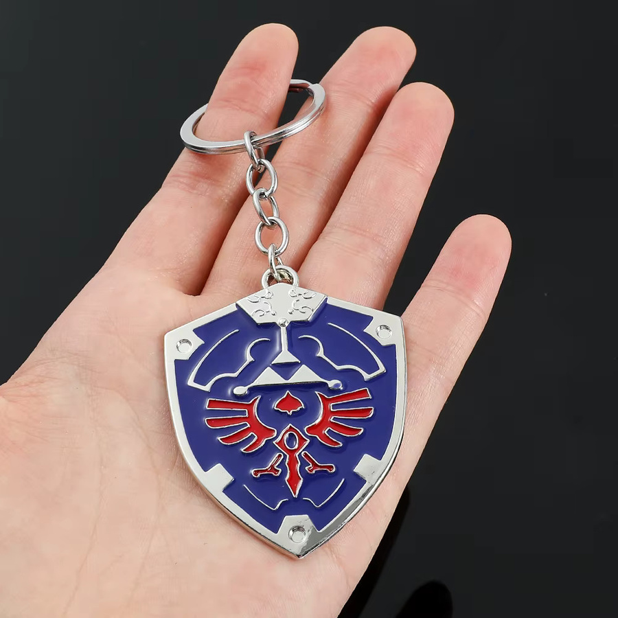 Bandai Anhänger-Schlüsselanhänger, Vintage, Silber, Unisex - Bild 3