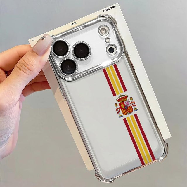 Spanische Flagge Soft Phone Case für iPhone Modelle in Multicolour - Bild 1