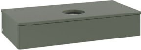 V&B Waschtischunterschrank Antao ohne Frontstruktur in Grau, B/T/H: 100 x 50 x 19 cm - Bild 1