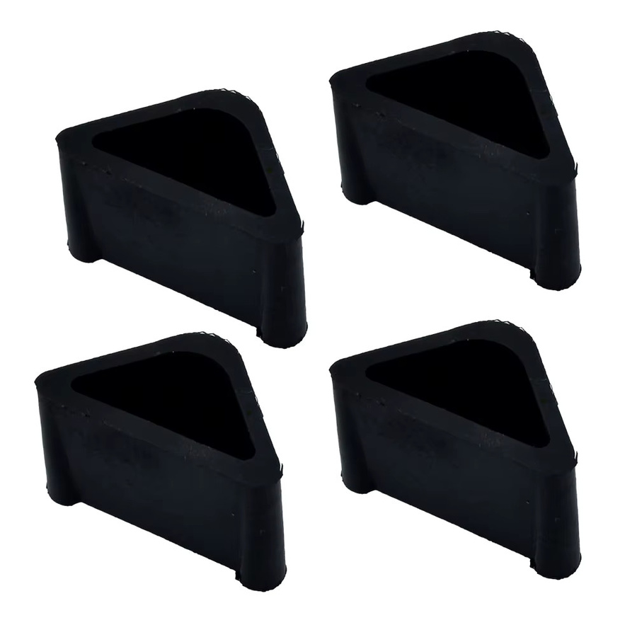 Vibratite Set aus 4 Kunststoff Bockfüßen als Bodenschoner für Stuhlbeine in Schwarz, Modelle WM225 und WM425, Ersatzfüße MM003 - Bild 3