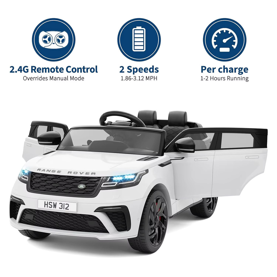 HiMISS 12-V-Elektro-Aufsitzwagen, Elektrofahrzeug, mit Elternfernbedienung, Musik und MP3, ab 3 Jahre - Bild 6