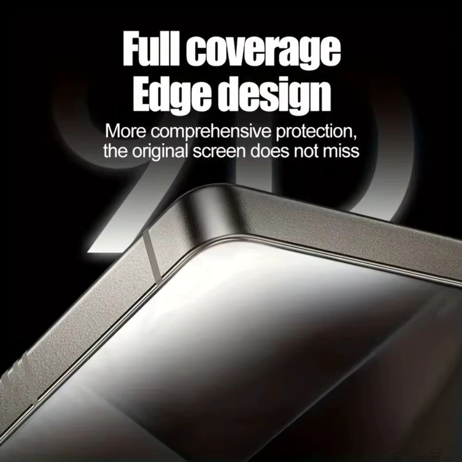 Samsung S26 Ultra S26 Edge S26 Plus Privatsphäre-Schutzglas aus gehärtetem Glas mit Anti-Spionage-Funktion und Fingerabdruck-Entsperrung, transparent - Bild 4