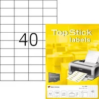 HERMA Universaletikett TopStick weiß, B: 52,5 mm, H: 29,7 mm - Bild 1