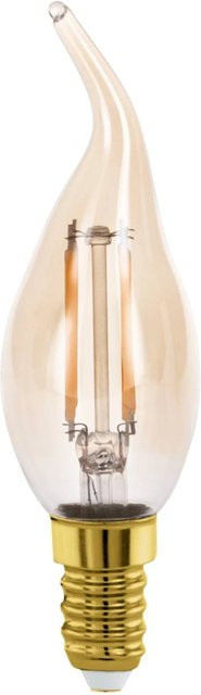 Eglo LED Leuchtmittel E14 Kerzenform in transparent mit warmweißem Licht und sichtbarem Filament im Edison-Style - Bild 1