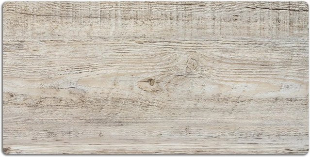 Tulup Schreibtischunterlage Altes Holz in Beige, B/T: 90 x 45 cm - Bild 1