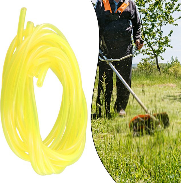 DAZZLEEX Benzinrohr Set 4 Stück in Gelb für Rasentrimmer, Trimmer, Kettensägen und Freischneider - Bild 1