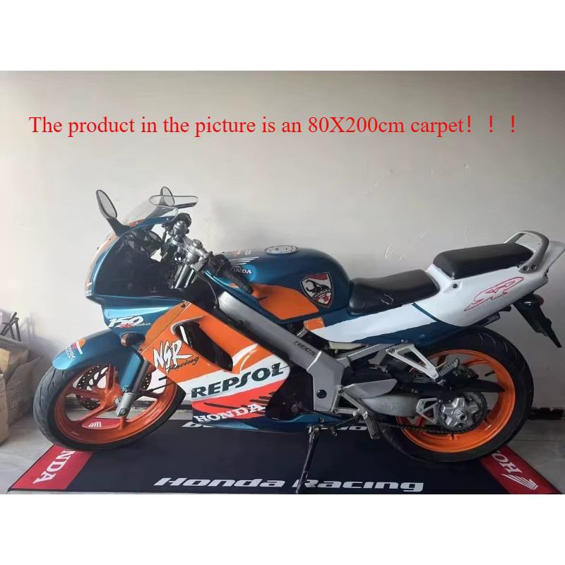 HONDA Motorrad Teppich Anti-Rutsch Matte für Garage und Wohnzimmer - Bild 2