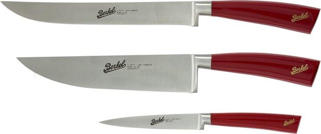 Berkel Elegance Besteckset aus Edelstahl, 3-teilig, Silber und Rot - Bild 1