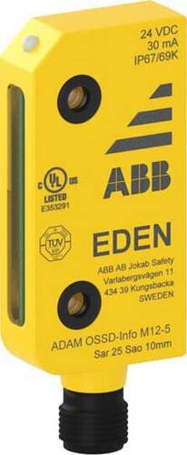 ABB Sicherheitsschaltgerät Kapazitiv Adam OSSD-Info M12-5 Gelb - Bild 1
