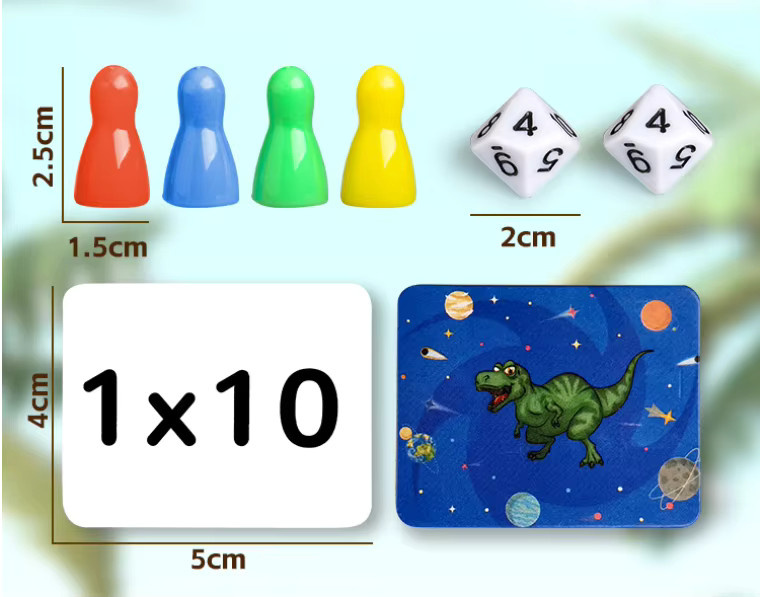 Ninety Nine Multiplikationstischspielzeug, Lernspiel, Blau - Bild 2