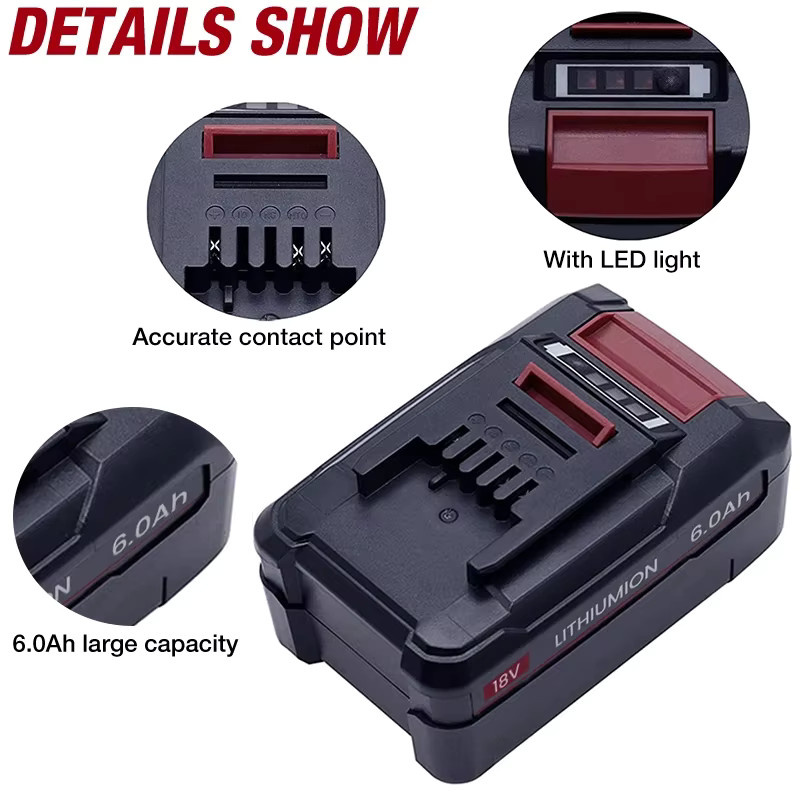 Einhell Ersatzakku EIN18C2 18 V Li-Ionen Akku Power X-Change 6000 mAh Schwarz - Bild 4