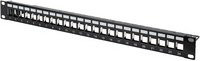Digitus DN-91411 24 Port Netzwerk-Patchpanel unbestückt in Schwarz und Grau, 1 HE, Breite: 483 mm - Bild 2
