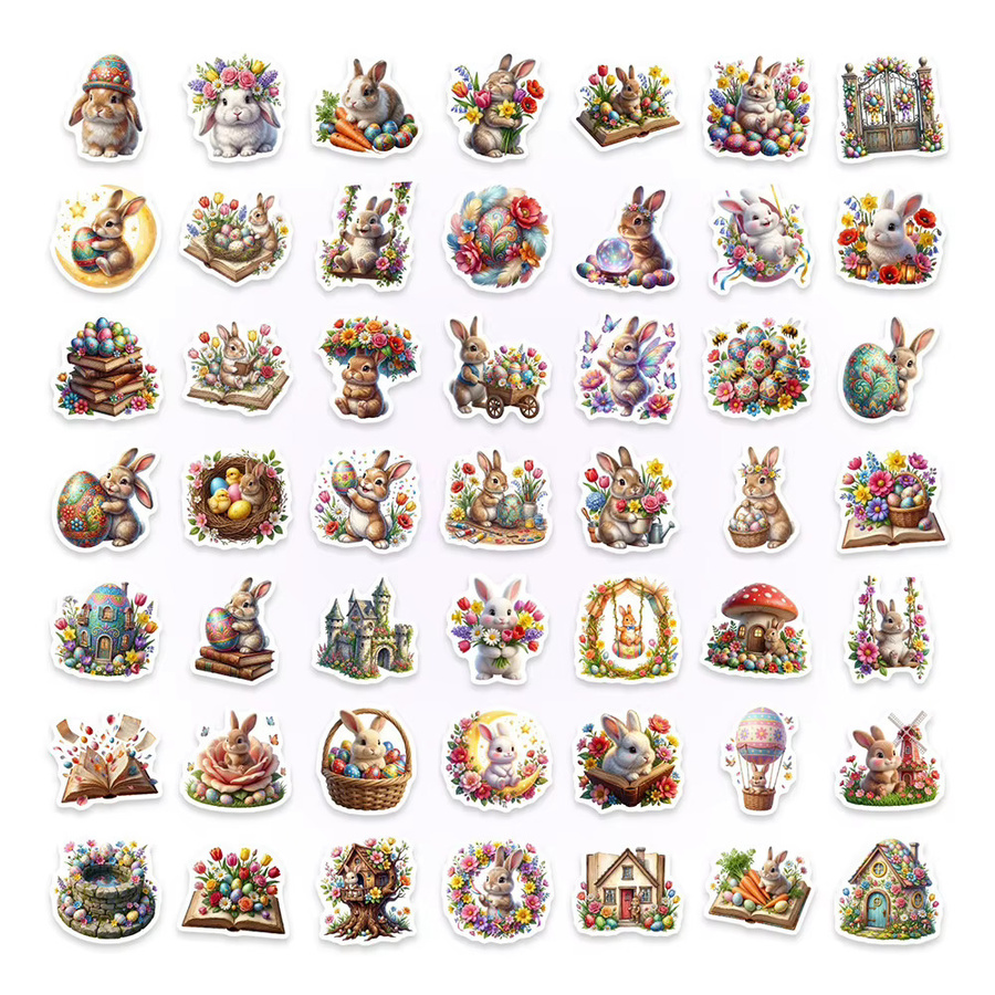 Charile Vintage Cartoon Oster-Graffiti-Aufkleber, 10-teiliges Set, multicolor - Bild 3