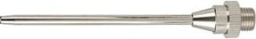 Riegler Verlängerungsdüse aus Messing, Bohrung 3,0 mm, Farbe Silber, Länge: 100 mm, gerade - Bild 1