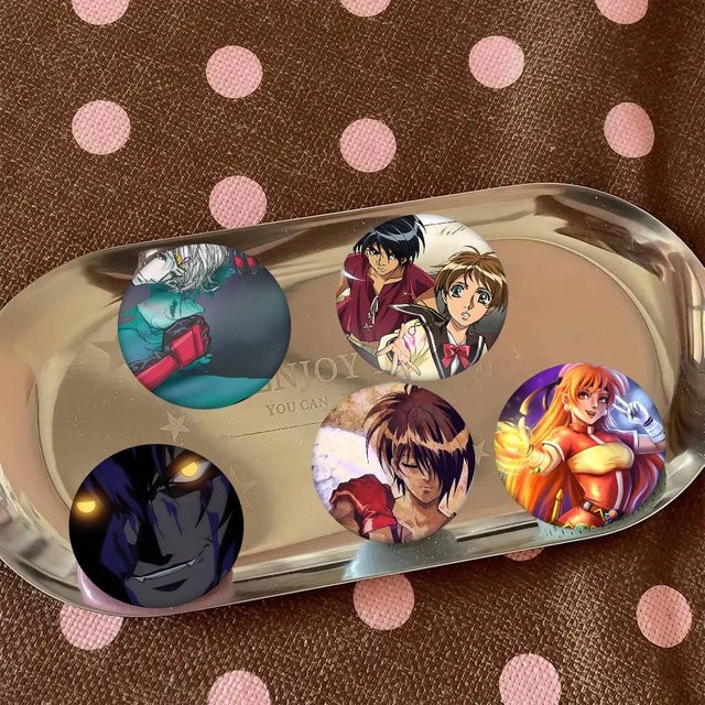 Brosche The Vision Of Escaflowne, Emaille-Pin, rund - Bild 1