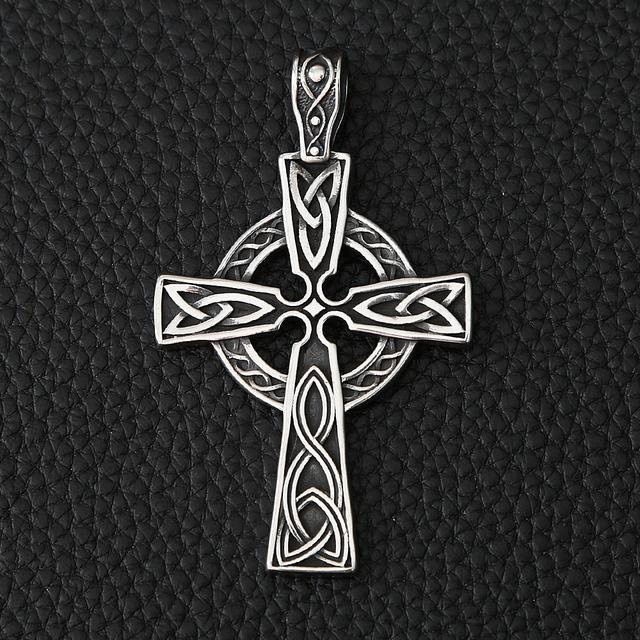 Wucifang Jewelry Halskette Edelstahl, Schwarz, Herren, 60cm - Bild 1