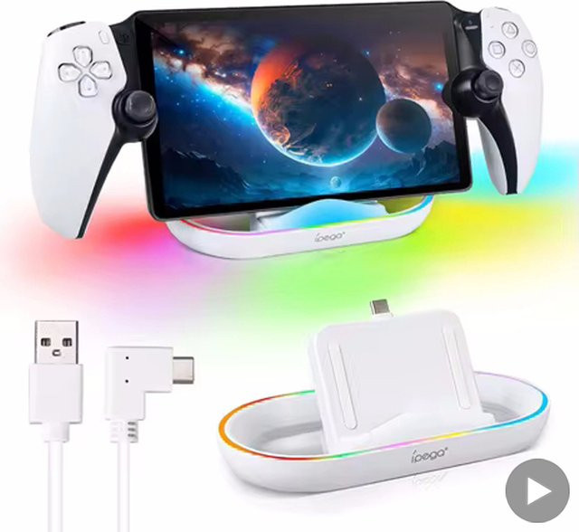 Sony RGB Lade-Dock für PlayStation 5 und PlayStation Portal in Weiß - Bild 1