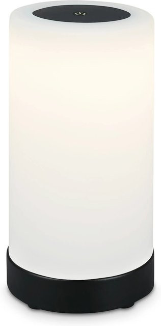 Brilo Akku-Tischleuchte Lama Schwarz, dimmbar mit LED und Touch-Funktion - Bild 1