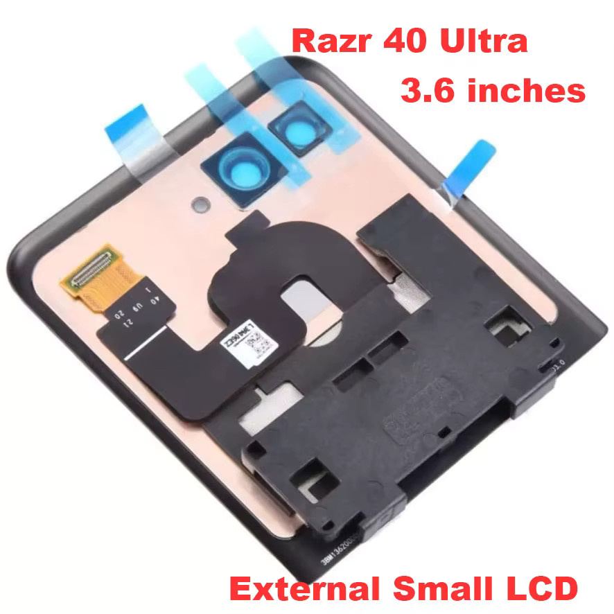 Motorola Razr Ersatz Display mit Touch Screen in Schwarz für Razr 2022, Razr 40, Razr 40 Ultra, Razr Plus 2024, Razr 50 und Razr 60 Ultra - Bild 2