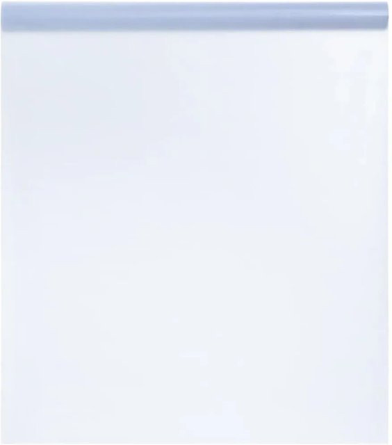 vidaXL Fensterfolie statisch matt in Grau aus PVC, Breite: 90 cm, Länge: 2000 cm - Bild 1
