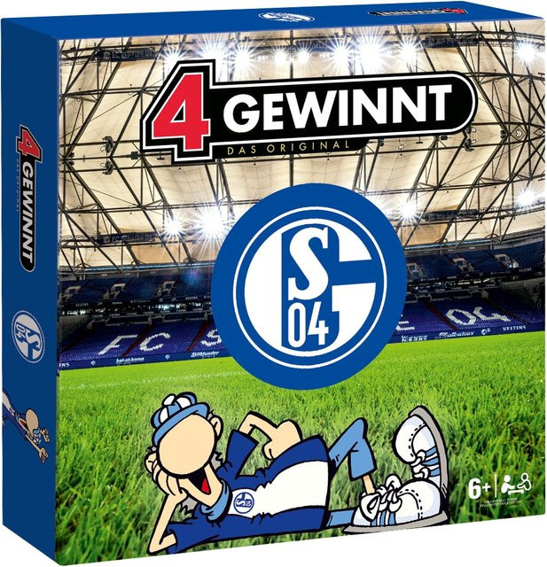 Winning Moves FC Schalke 04 4 Gewinnt, Strategiespiel, ab 6 Jahren - Bild 1