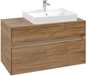 V&B Waschtischunterschrank Collaro mit LED-Beleuchtung, B/T/H: 100 x 54,8 x 50 cm - Bild 1