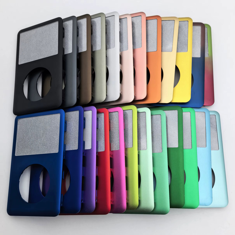 Apple Metall-Frontblende für iPod Classic mit Mitteltaste in Mehrfarbig und Schwarz für die 6., 6.5. und 7. Generation (80GB, 120GB, 160GB) - Bild 2