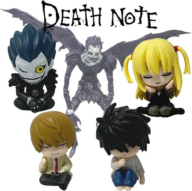 Bandai Death Note Anime-Figuren, 4-teiliges Set, Kunststoff, Bunt / Mehrfarbig - Bild 1