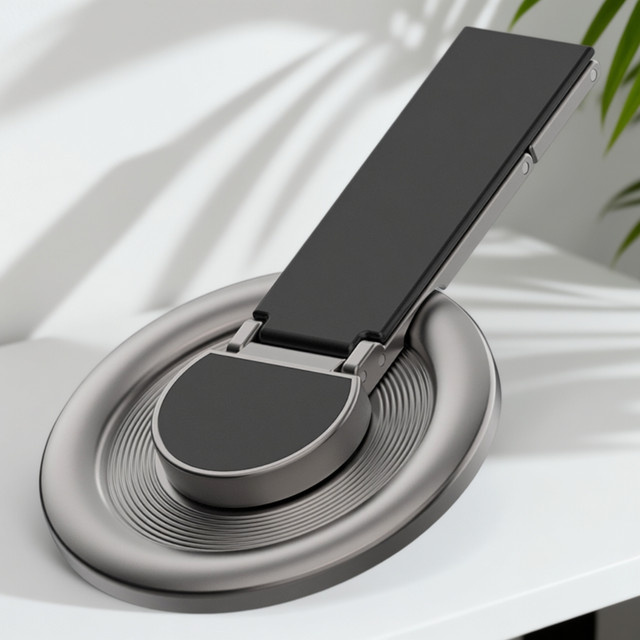 WSSHE Magnetischer Handyhalter für MagSafe mit 360-Grad-Rotation und Fingerring-Ständer in Orange, kompatibel mit iPhone und iOS-Geräten - Bild 1