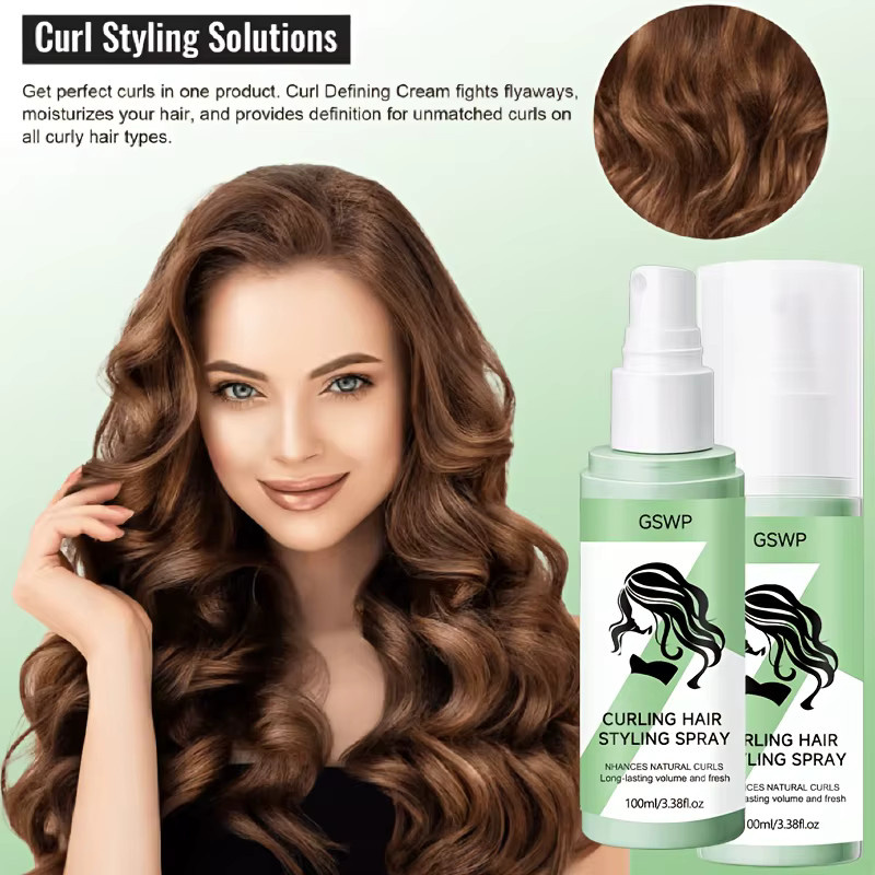 GSWP Styling-Spray für lockiges Haar, 100 ml/200 ml, Unisex - Bild 2