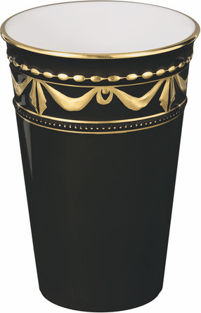 KPM Champagnerbecher in Schwarz und Gold - Bild 1