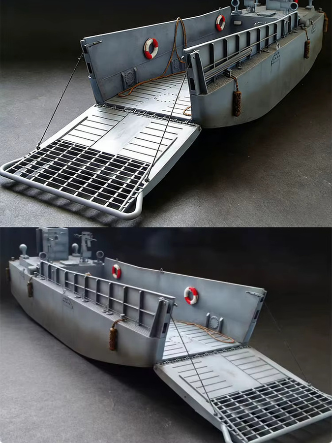 AT 99 MODEL Marine-LCM-3-Landungsboot-Montagemodell, Maßstab 1:35, statischer Modellbausatz - Bild 5