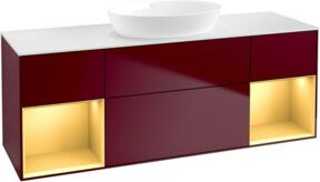 V&B Waschtischunterschrank Finion in Weiß lackiert, Breite: 160 cm, Tiefe: 50,1 cm, Höhe: 50,1 cm - Bild 1